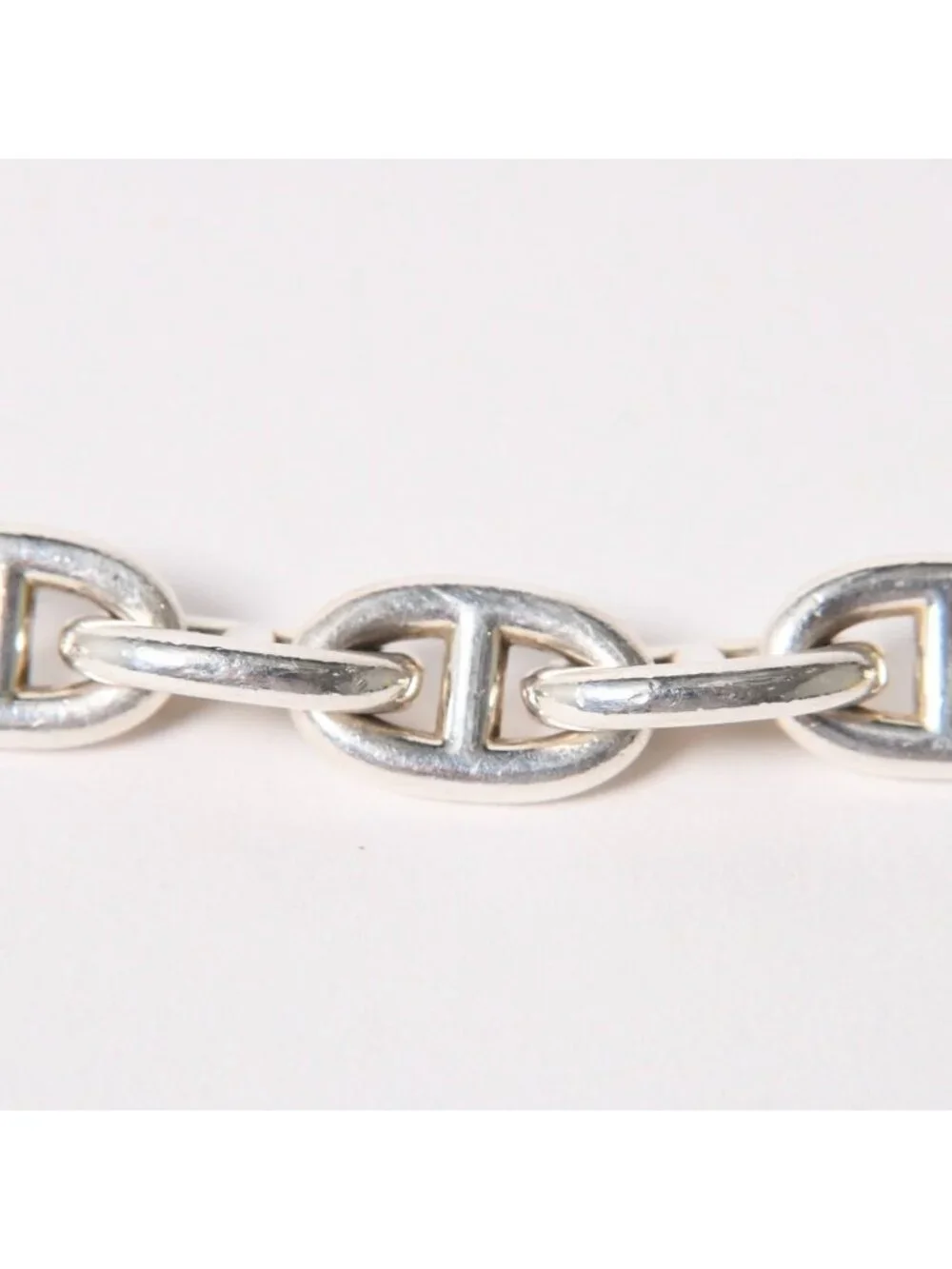 Hermes Chaine D'ancre MM Bracelet 15 Links 925 Sterling Silver